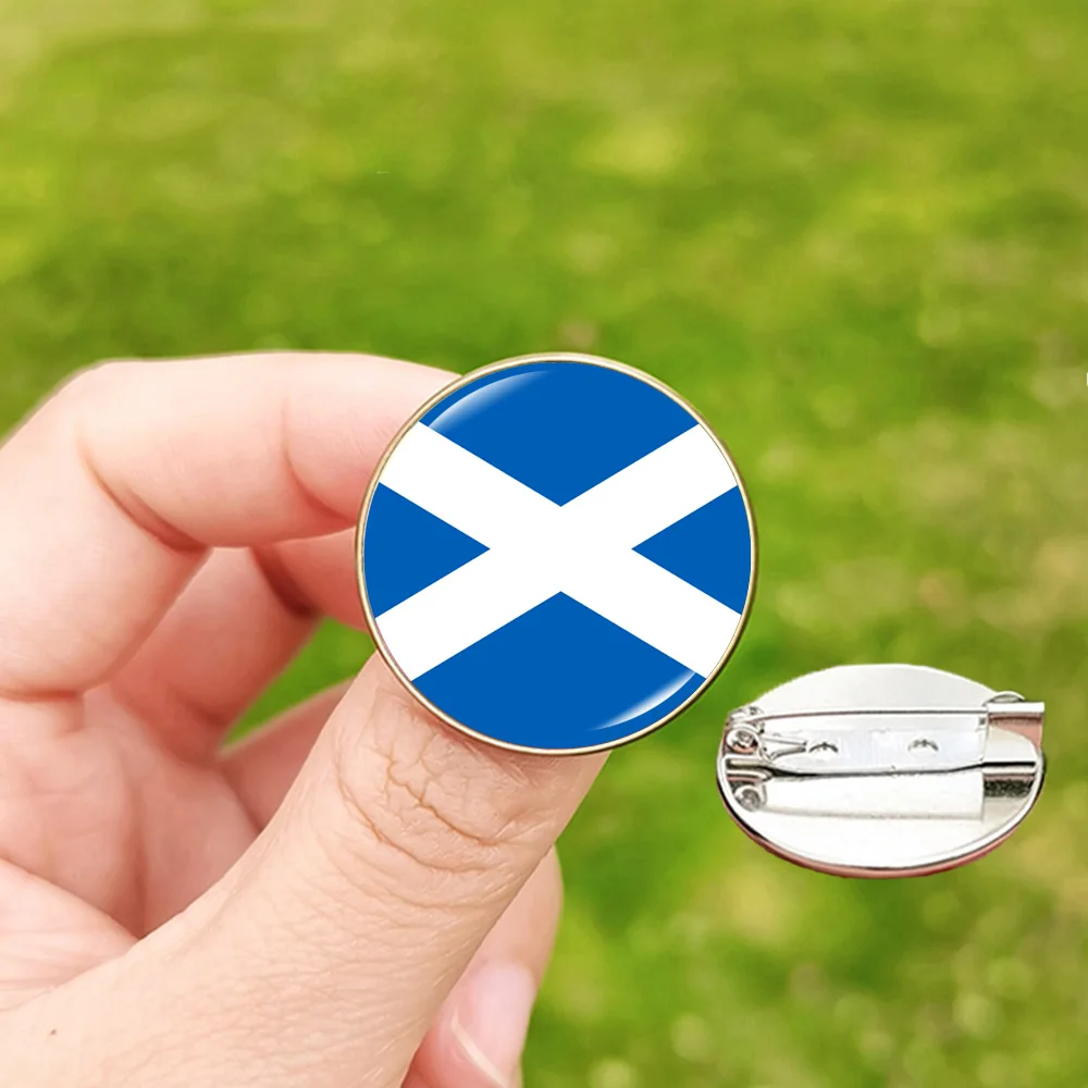 24 Football Flag Badge Pins Scotland Hungary Italy Croatia Spain Denmark England Serbia Romania Belgium Portugal Georgia Brooch - Image 5