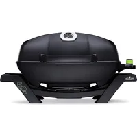 Portable Electric Grill, Black, 1500 Watts, 285 in² (1839 cm²) Cooking Area, Cast Iron Grids, Temperature Gauge 1