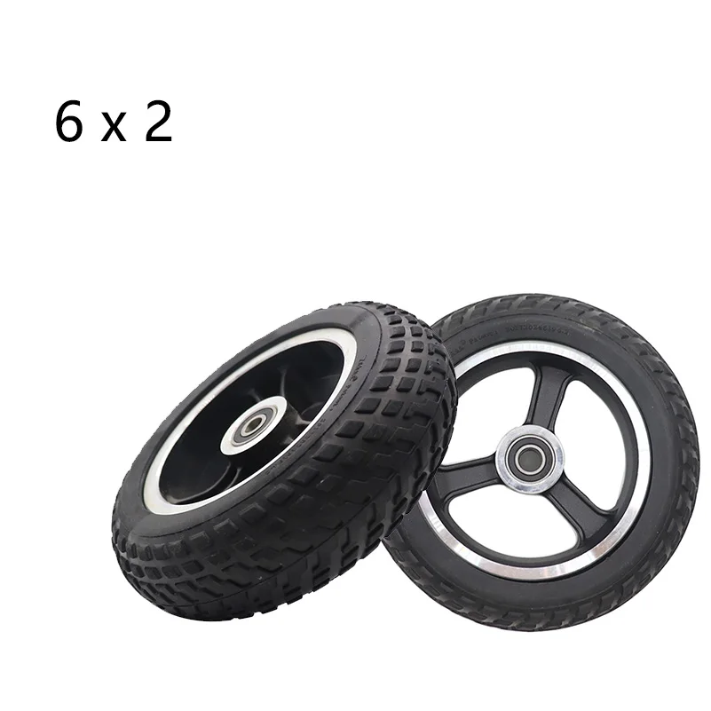 

Новинка, колесо для надувных шин 6X2, 6 дюймов, ступица из сплава, пневматическая шина, колесо для электрического скутера, тележка Air M8 / M10