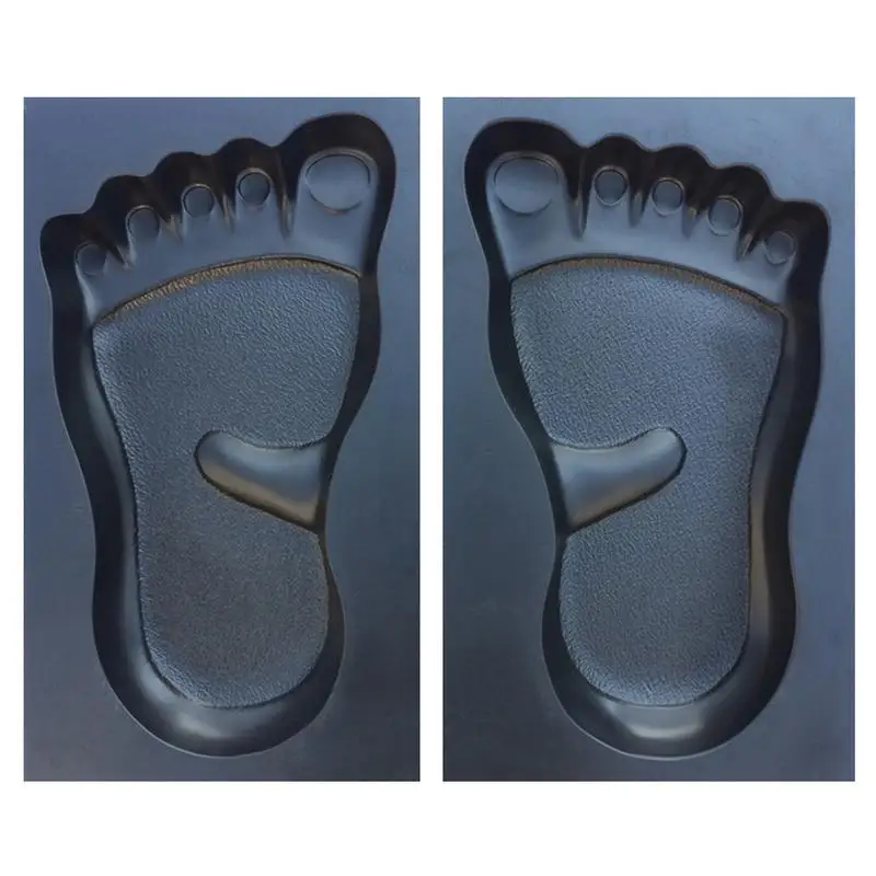 

1 Pair Concrete Molds Footprint Shape Stepping Stone ABS Mold Paving Floor Mould Floor Tile Gardens Beaches Path Cement Mold