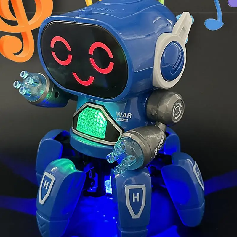 Dancing Walking Robot Toy Interactive Electric Toy Octopus-Shaped Music Robot Flashing Lights Intelligent Sensor Toy Robot Kid 4
