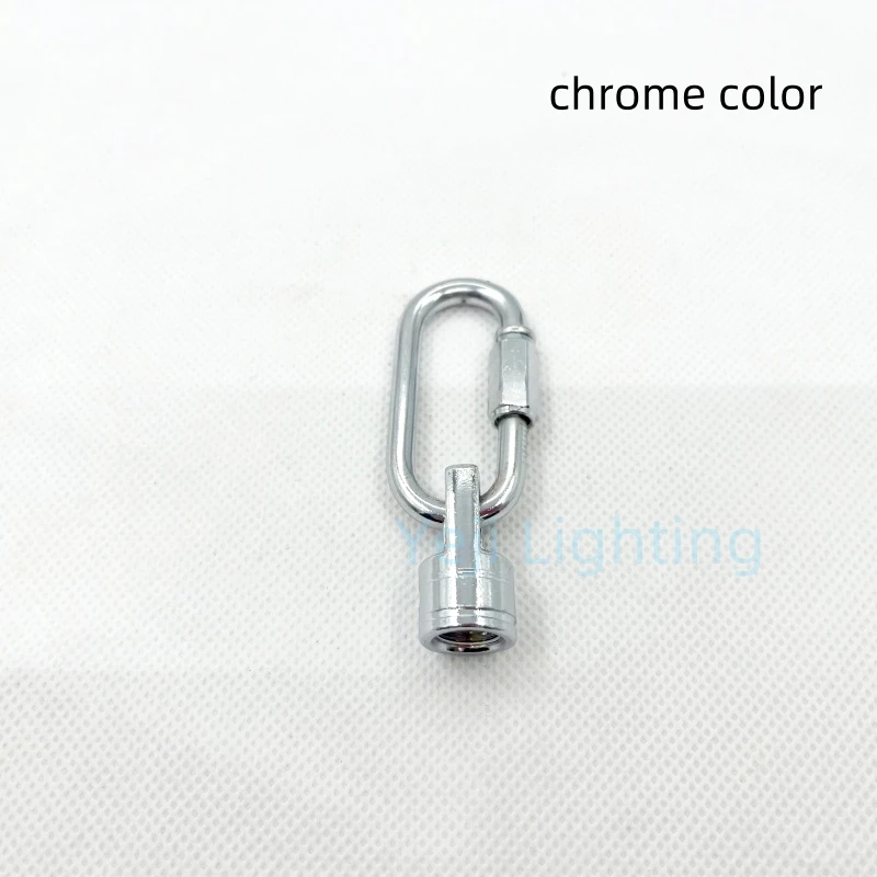 Description Picture 5 of itemChandelier Pendant Chain Ring Connecting Buckle Lamp Metal Lock Safety Buckle Insurance Activity Deduction Lighting Accessories