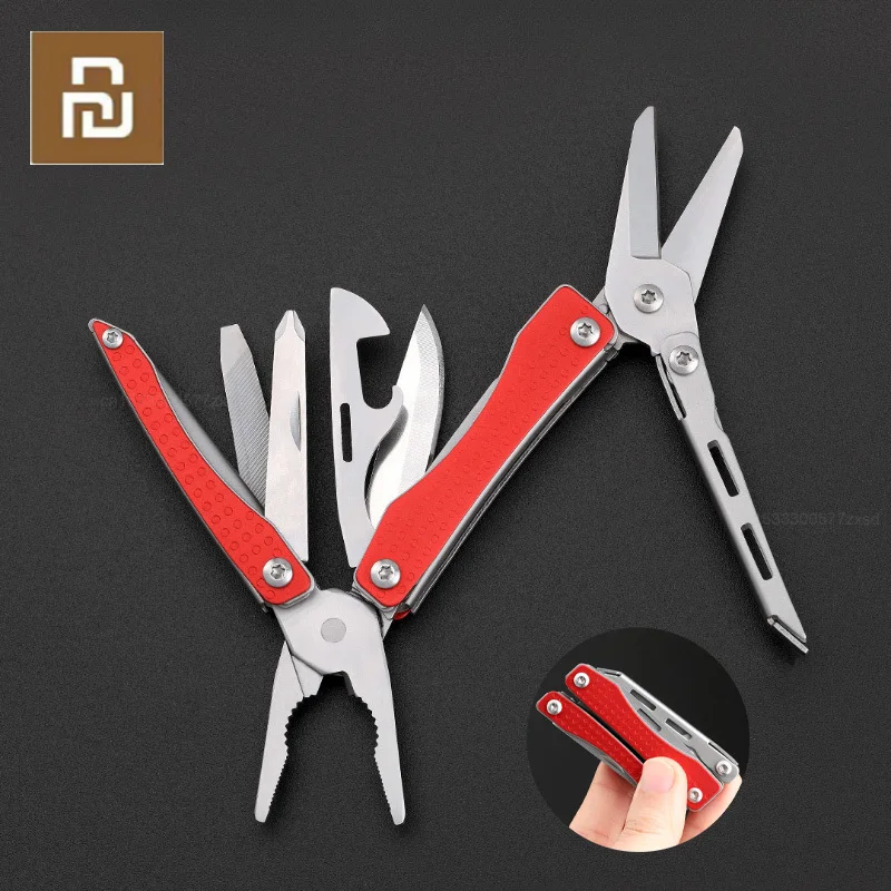 

Youpin Nextool Mini Flagship 10 In 1 EDC Repair Tools Pocket Folding Knife Outdoor Survival Kits Box Can Bottle Opener Pliers