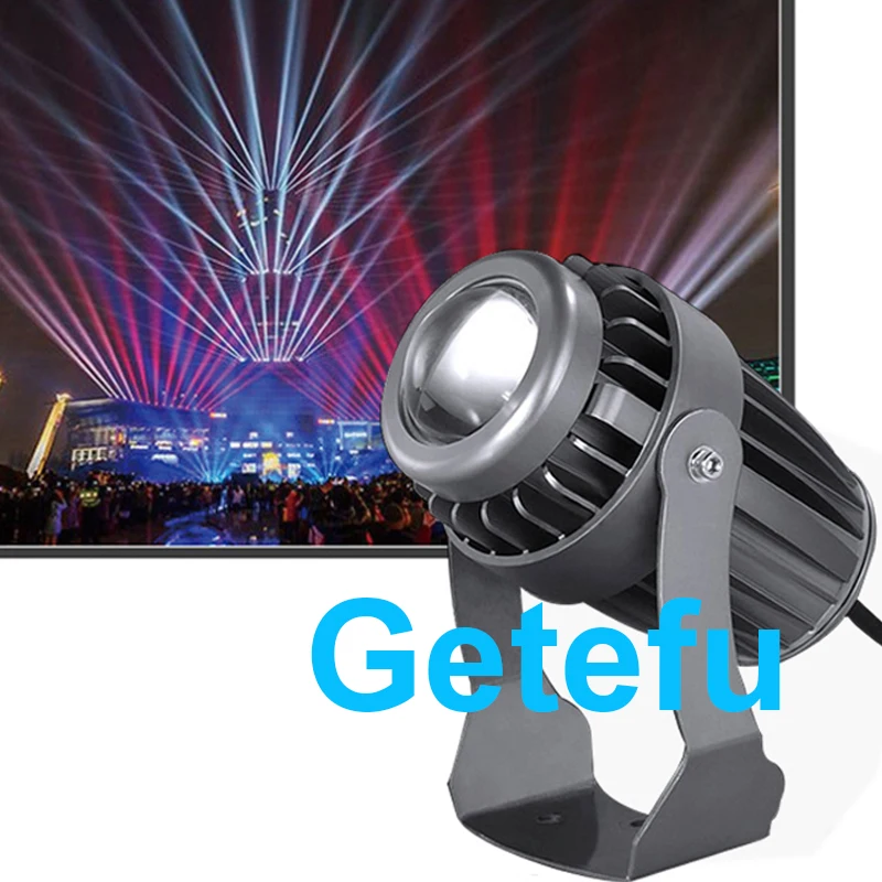 10W LED Spotlights Wall Washing Lights Outdoor Waterproof Narrow Beam Floodlight 180 Degree Adjustable for Building Landscape