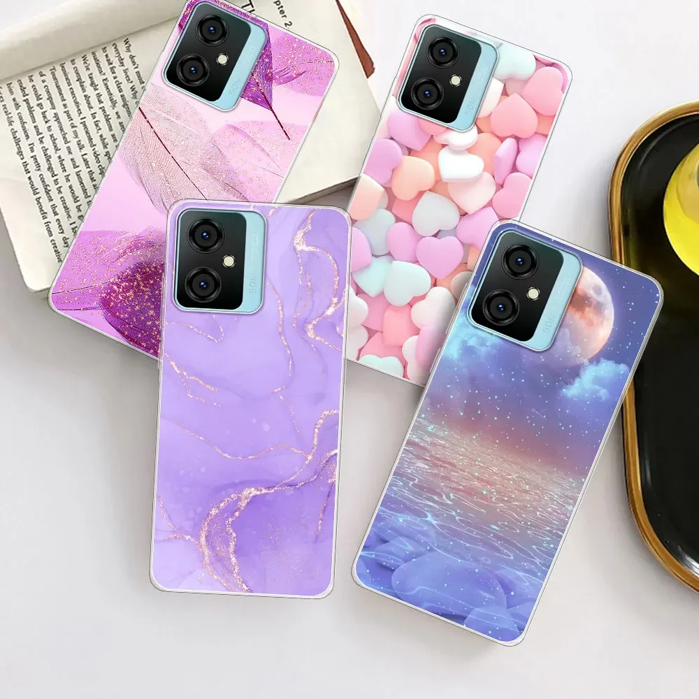 Clear Silicone Soft TPU Phone Case - Enhanced Protection and Sleek Design