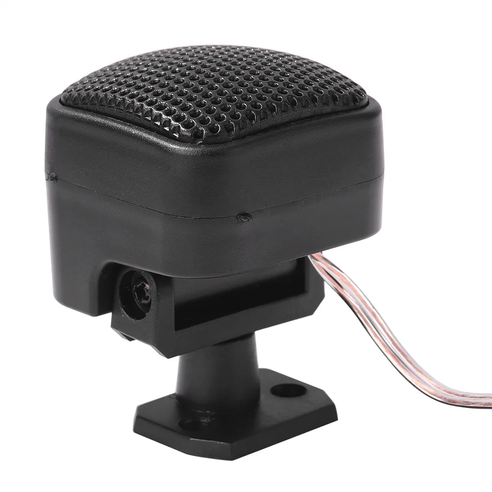 2Pcs Car Mini Tweeter Speaker 12V DC Auto Horn Audio Music 500W Audio Loudspeaker Mini Square Audio Speaker for Car Audio System