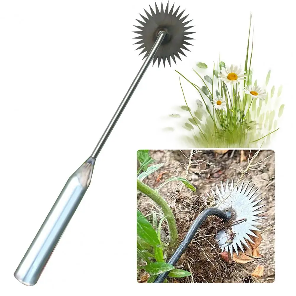 Weeding Artifact Uprooting Garden Weeder Tool with Non-Slip Handle Sharp Tines Design High Strength Hand Weeder Garden Tool 2