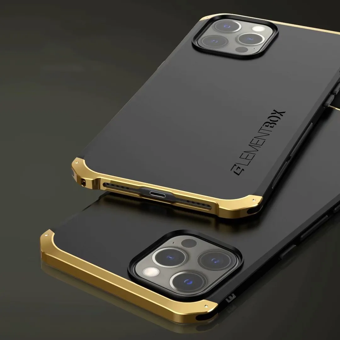 

Роскошный противоударный бронированный металлический чехол для iPhone 12 Pro Max, жесткий алюминиевый чехол из поликарбоната, чехол для телефона iPhone 12 Mini