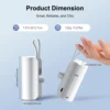 Mini Power Bank Portable 4500mAh Power Phone Charger Capsule Dual USB-C Ports For IPhone16/ 15/15 plus/15 pro/15 pro Max/Android 6