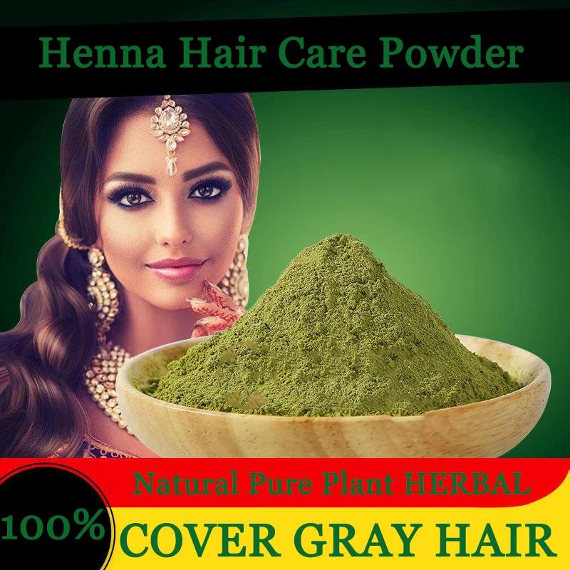 Natural-Pure-Plant-Henna-Powder-Tintura-de-cabelo-para-cobrir-cabelos ...