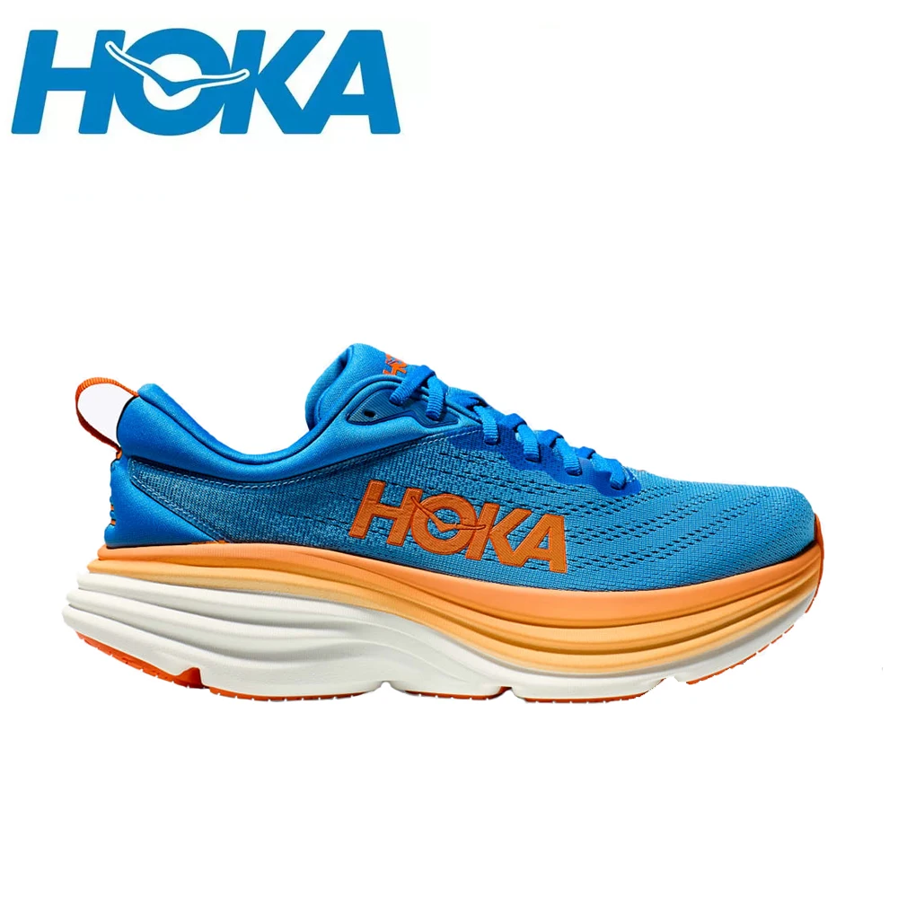 HOKA muži tenisky bondi 8 lehoučké čalounění outdoorové běžecký boty maraton vláčet běžecký boty elastická dámská ležérní boty