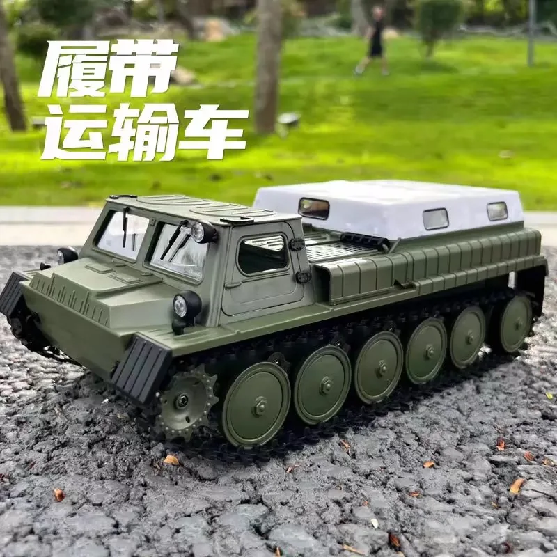 Nuovo Veicolo Telecomandato E-1 Wpl Russo Gza-71 Trasportatore Cingolato 1/16 Trasportatore Cingolato Rc Regalo Elettrico Per Auto Giocattolo Militare