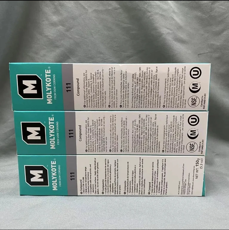미국 MOLYKOTE DC111 씰링 실리콘 그리스, 몰리코테 111 컴파운드 씰링 윤활제, 150g