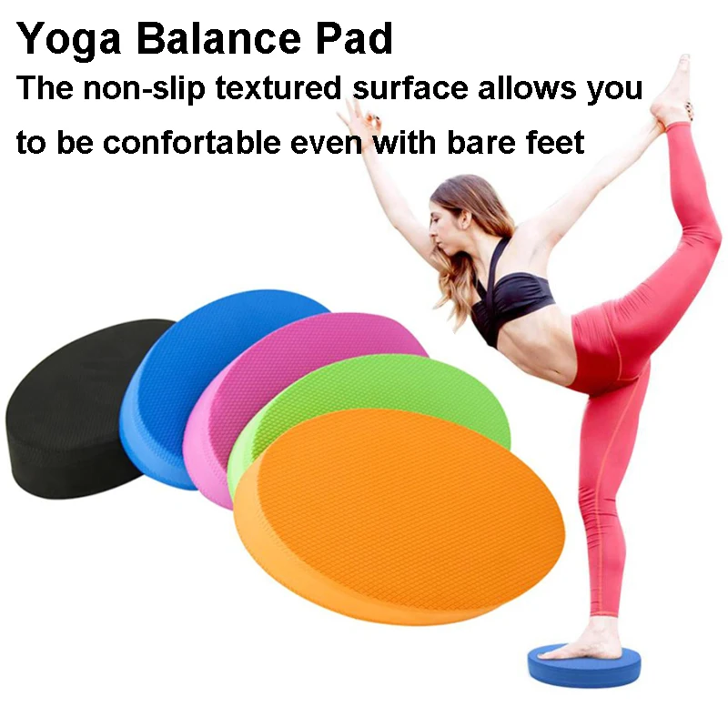 Description Picture 2 of item35*40cm TPE Yoga Mat Soft Balance Pad Waterproof Cushion Trainer Gym Pilates Block Fitness Knee Pad 5cm Thickened Balance Board