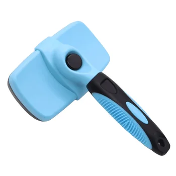 Easy & Safe Detangler Brush Pet Dematting Tool Skin Friendly Grooming Cat Brush Pet Supplies Accessories Hair Brush Puppy Brush 4