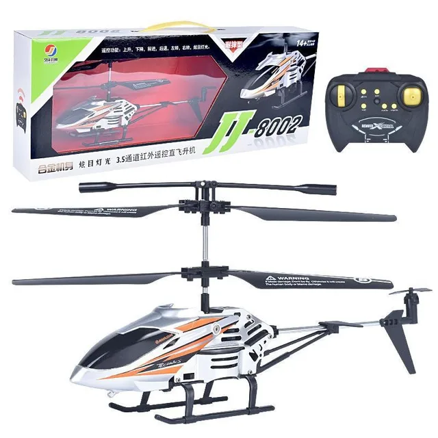 3.5 Pass Alloy Remote Control Airplane USB Charging Helicopter With LED