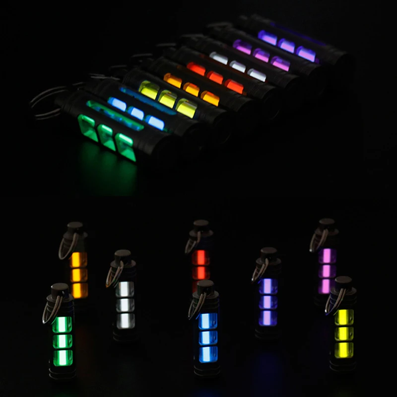 Titanium Alloy Luminous Night Signal Light Outdoor EDC