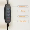 Opqpq USB Dual Gooseneck Led Lights for Microscopes Soldering 360 Adjustable Free Angle Lamp With Flexible Clip Remote Control 6