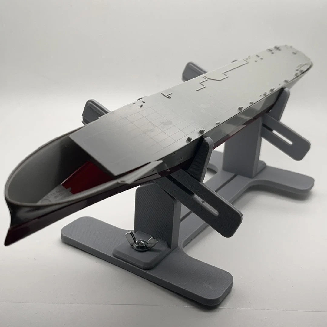 LEUNGS WORKSHOP Assembly Model Ship Stand Support for Scale Boat Model Coloring Display Holder DIY Bracket model display stand