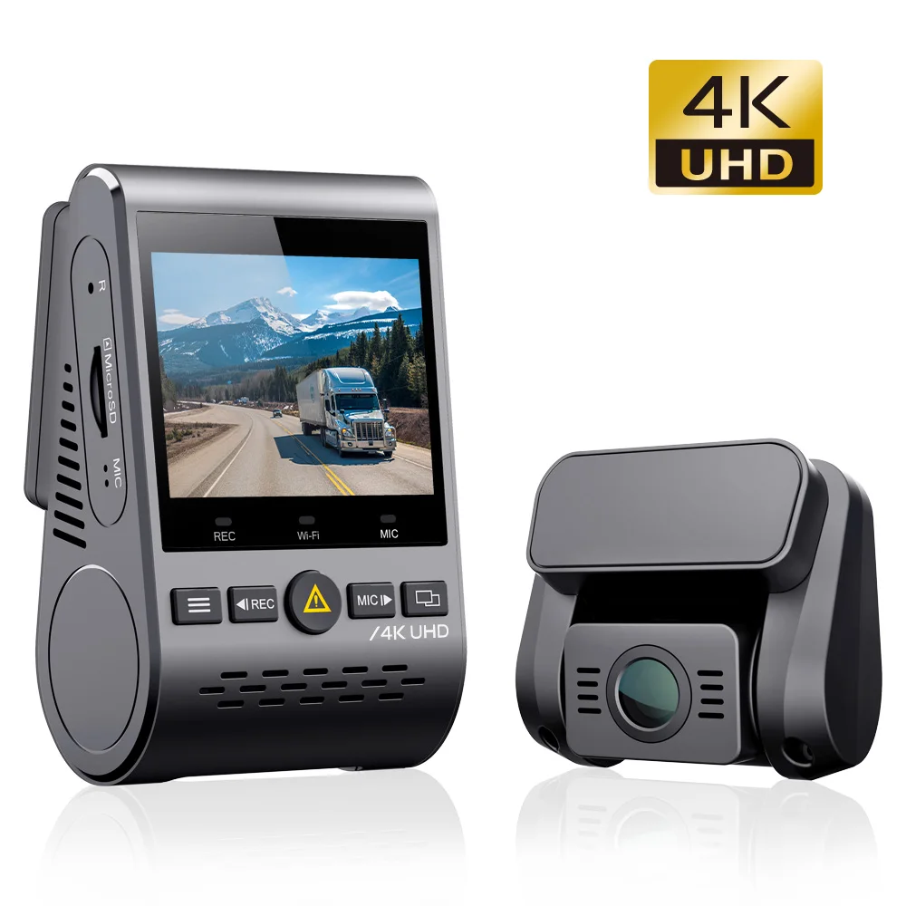 Viofo A129 Pro Duo Dash Cam 4K Voor 1080P Achteruitrijcamera, 5Ghz Wifi Gps, ultra Hd Dual Auto Dvr, Sony 8MP Sensor, Bewegingsdetectie