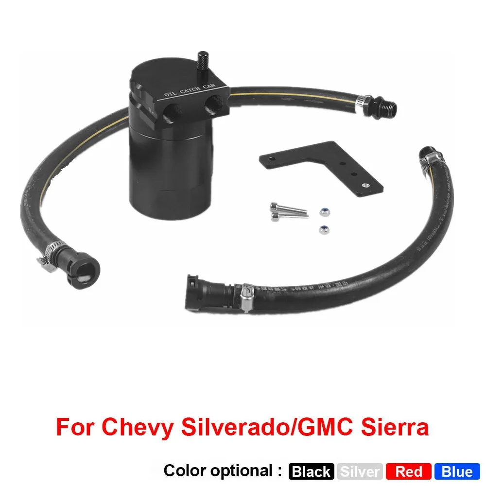 Per 19-22 Chevy Silverado Gmc Sierra 5.3L Cattura Olio Può Serbatoio Separatore Olio Nero