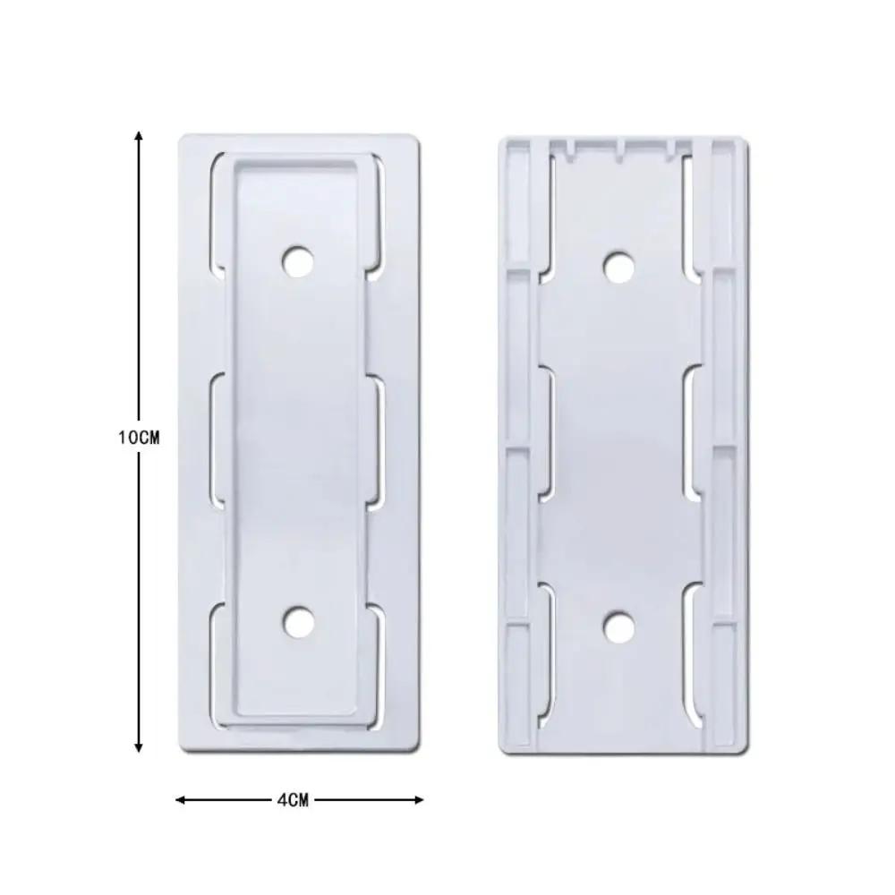 Wall Mounted Socket Fixer Self-Adhesive Socket Fixer Socket Fixer Power Strip Plug-in Wall Hanging Holder Fixator Plug-in Removable Wall-Mounted