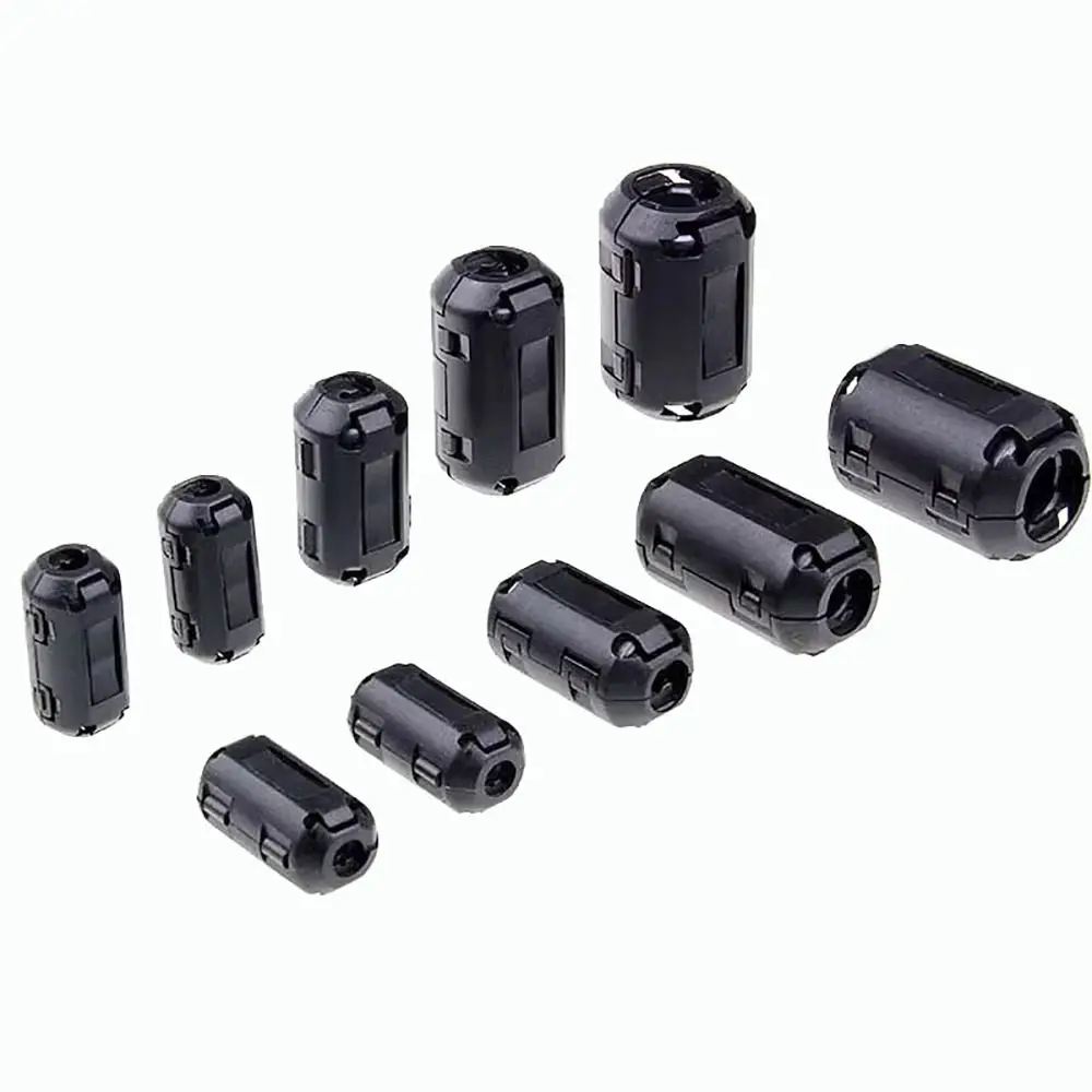 Enhanced Anti-Interference Snap-On Magnetic Ferrite Core with Removable Choke Clip
