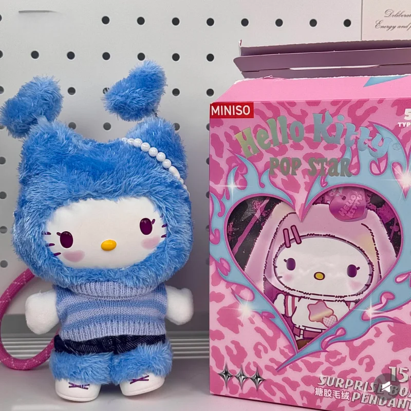 ハローキティ ポップスターシリーズ 搪膠ぬいぐるみ ブラインドボックス ハローキティ ポップスターシリーズ ビニールぬいぐるみガチャ (Sanrio