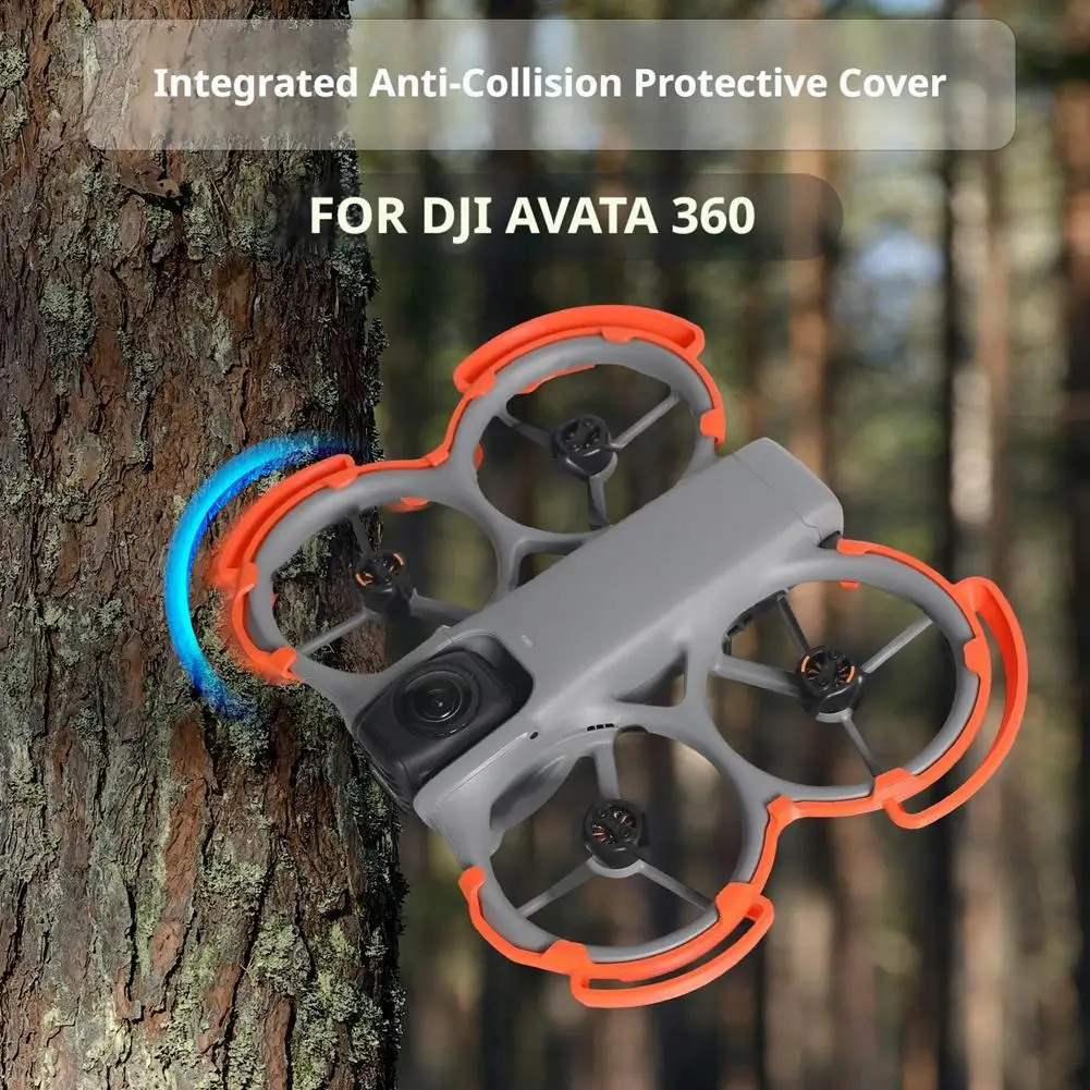 Propellerschutz für DJI Avata 360, leichter orangefarbener Drohnen-Propellerschutz, schlagfester Schutz, Drohnenzubehör – Detail 4