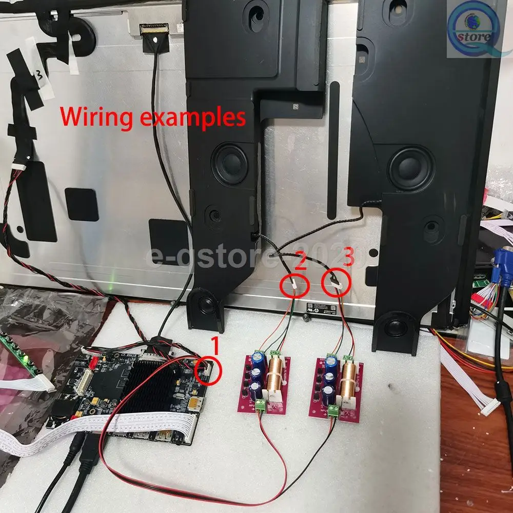 Treble Bass Speaker Speakers Crossover Divider Board Converter CROSSVER for 27" 5K imac and our controller board 2