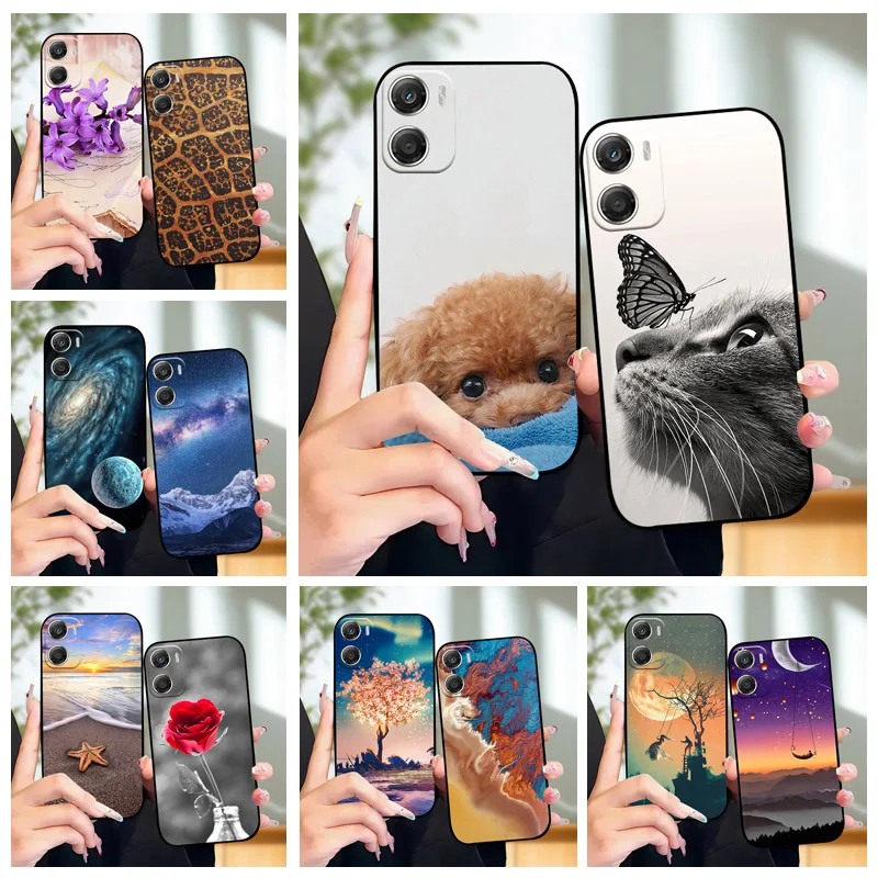 Shockproof Silicone Soft TPU Phone Case with Lens Protection