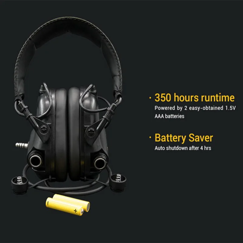 Earmor M32 Noise Cancelling Tactical Headphones Hunting Shooting