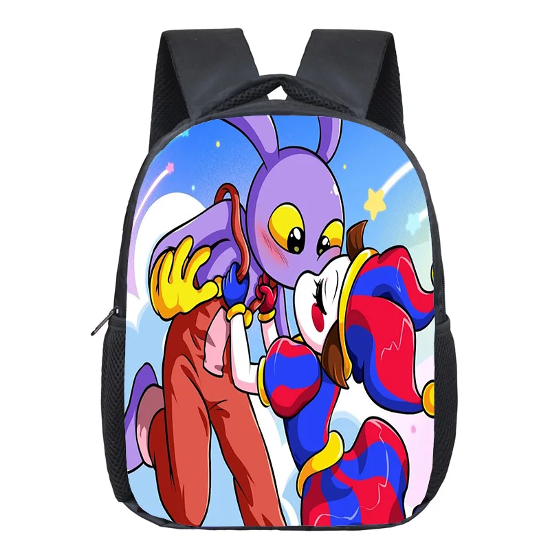 

Kids Pattern Backpack The Amazing Digital Circus Game Bagpacks Girl Boy Waterproof Wear-resistant Bookpacks Anime School Mochila