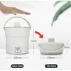 Foldable Electric Cooker 110V/220V Mini Multifunction Hot Pot Food Steamer Cooking Machine for Dormitory Noodle Cooker for Trave 6