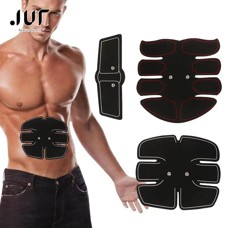 

Abs Trainer EMS Abdominal Muscle Stimulator Electric Toning Belt Rechargeable Waist Belly Weight Loss Home Gym Fitness Equiment