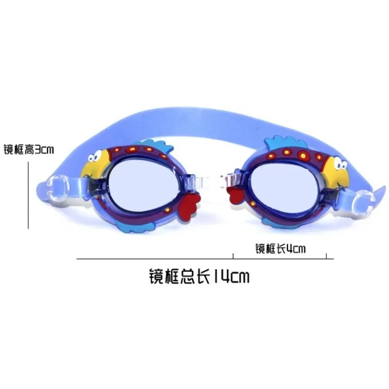 Cute Cartoon Children Swimming Goggles Waterproof Elastic Adjustable Soft Silicone Bandage Kids Girls Swimming Pool Equipment 6