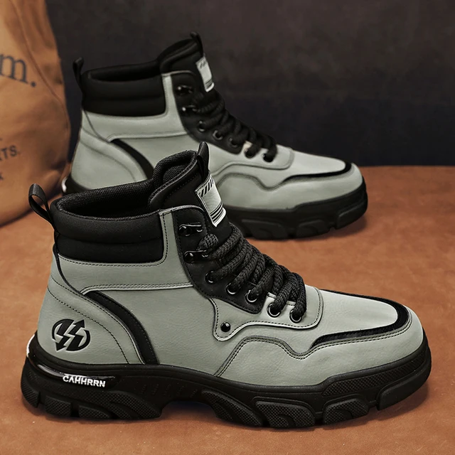 남성을 위한 스타일과 편안함을 선사하는 CYYTL 남성용 가죽 앵클 플랫폼 부츠