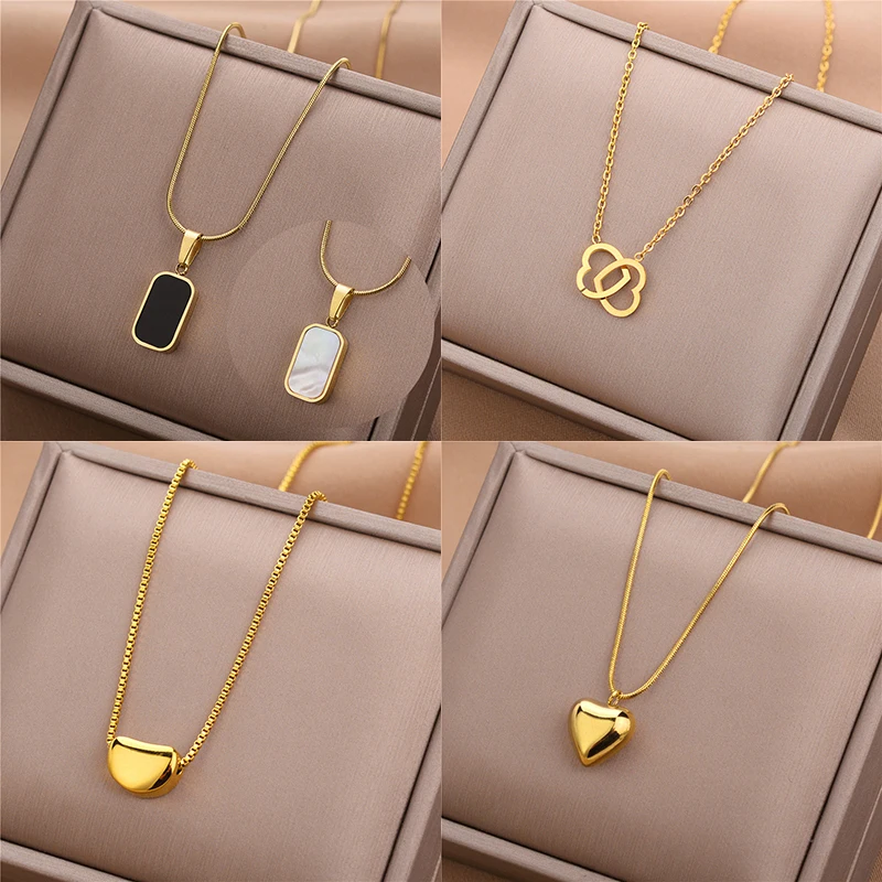 Stylish Gold Necklace Neck Chain For Ladies Stylish Neck Chain