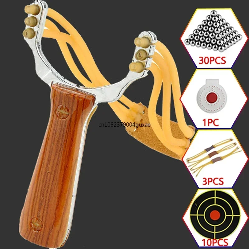 2 Styles of Card Ball Powerful Metal Slingshot Outdoor Hunting and Shooting Slingshots with Elastic Band Hunting Acessories metal slingshot