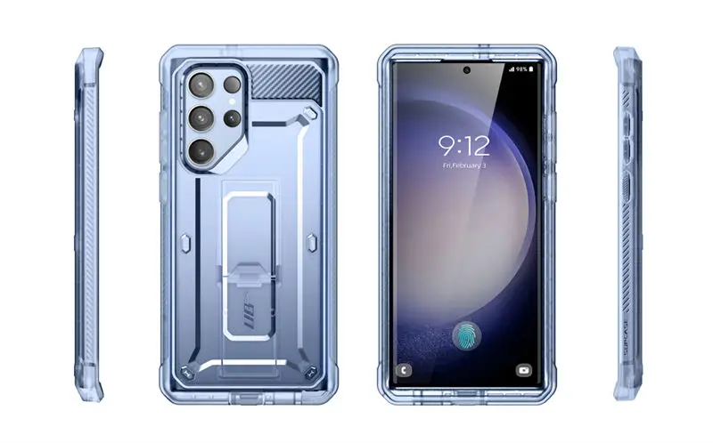 For Samsung Galaxy S23 Ultra Case 2023 SUPCASE UB Pro Full-Body Dual Layer Rugged Belt-Clip Case with Built-in Screen Protector