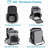 Pet supplies Scalable household outing, large capacity breathable dog bag, portable and foldable cat backpack 6