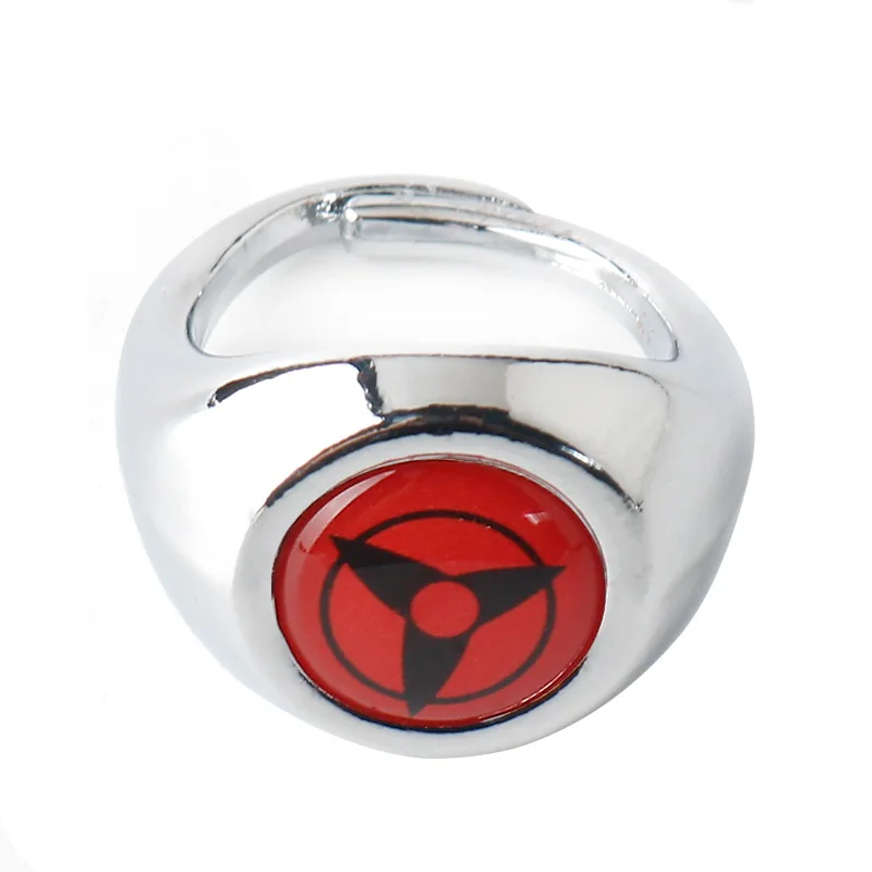 thumbnail image 1 of Anillos Sharingan de Naruto Akatsuki, Deidara Uchiha Itachi, figura de anime, accesorio de joyería para cosplay, anillo de metal, accesorio, regalo de Halloween, 1 of 5
