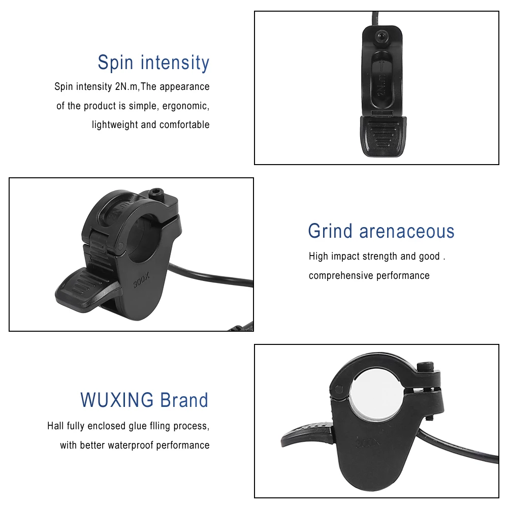 Daumengas für Kugoo Kukirin G4 Max Elektroroller KickScooter Montage Fingerbremse Beschleuniger Ersatzteile – Detail 4