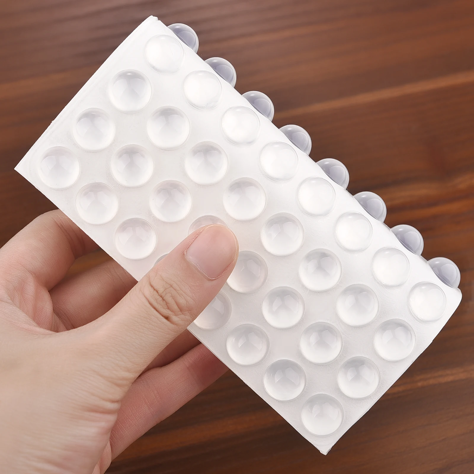 Door Sticker Paste Silicone Cushion Cabinet Silencer Rubber Mat Furniture Anti-Collision Anti-Skid Rubber Particle 36/64/100Pcs