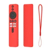 Silicone Drop-Proof Shell Remote Control Covers with Lanyard Shockproof Anti-Slip Accessories for Xiaomi 4K TV MiBoX 2nd Gen 6