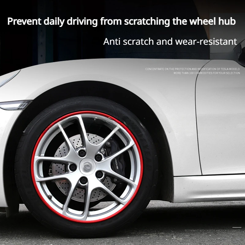 Wheel Hub Protection Ring for Tesla Model 3 Y S X Car Rims Ring Protectors Vehic