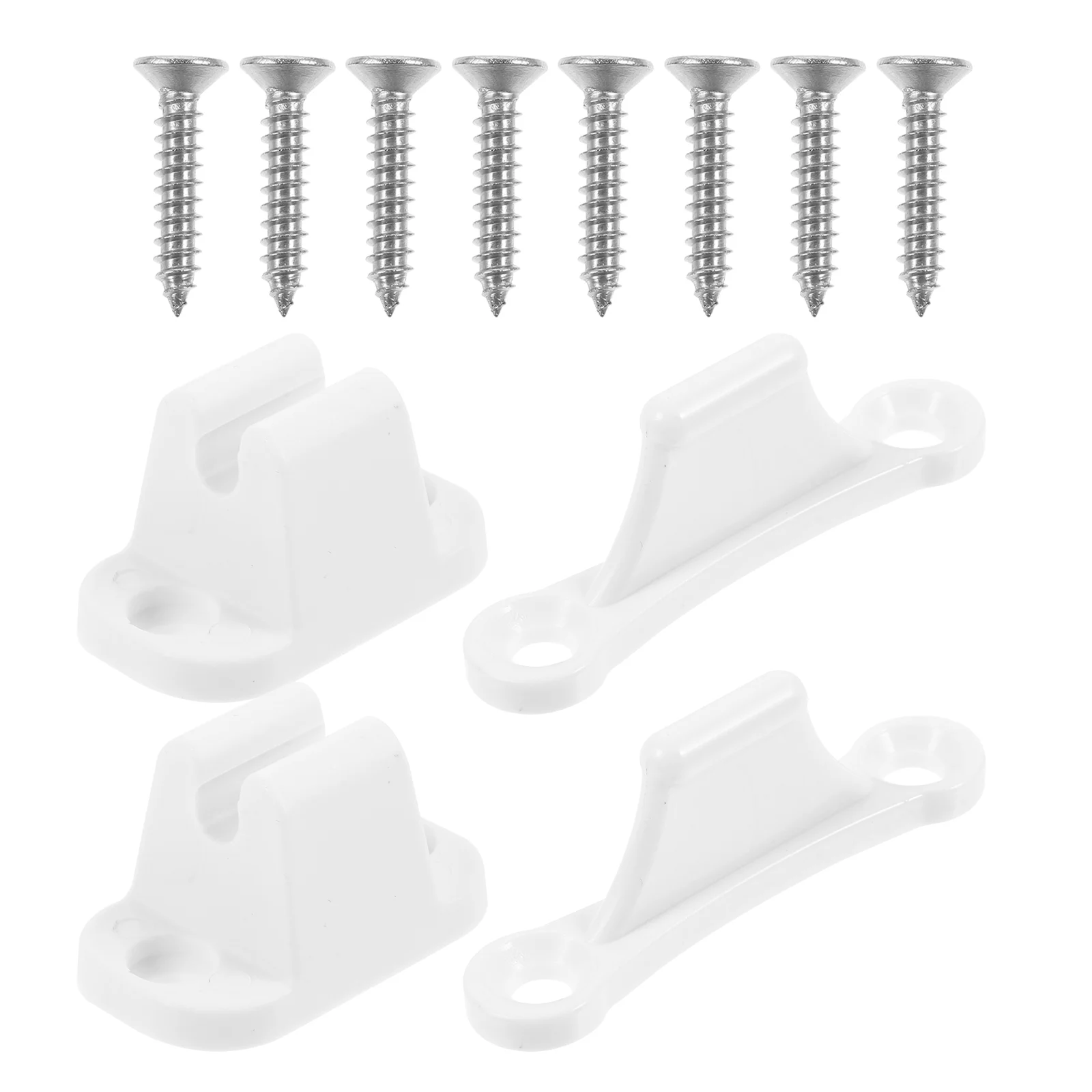 

2 Pairs Door Locks Heavy Duty Door Retainers Replacement Door Stop Retaining Holders Clips for Boat Camper
