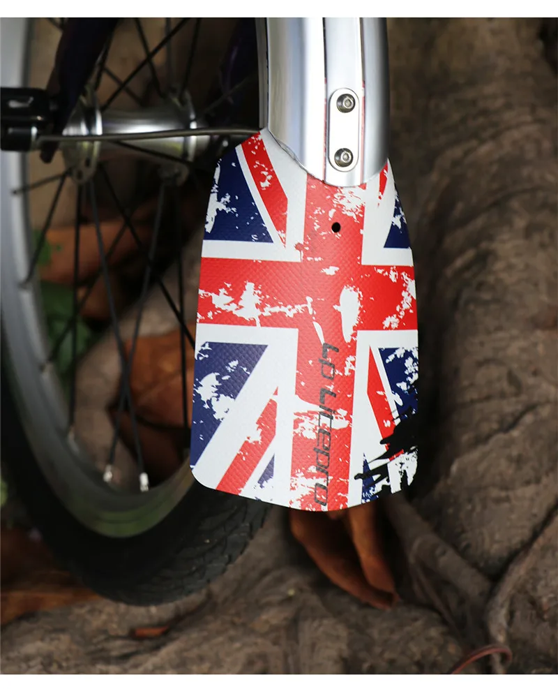 ROUE DE GARDE boue de vélo pliable en alliage d'aluminium pour Brompton