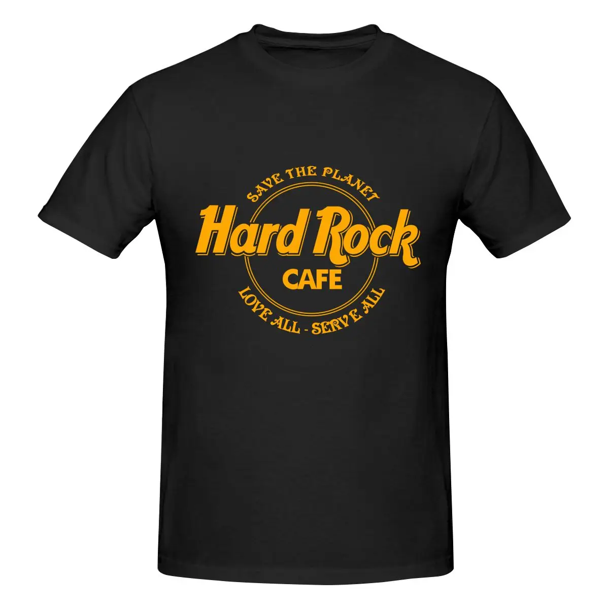 New Hard Rock Cafe T-Shirt Uomo Stampa Girocollo T-Shirt Estate Moda Manica Corta T-Shirt In Cotone