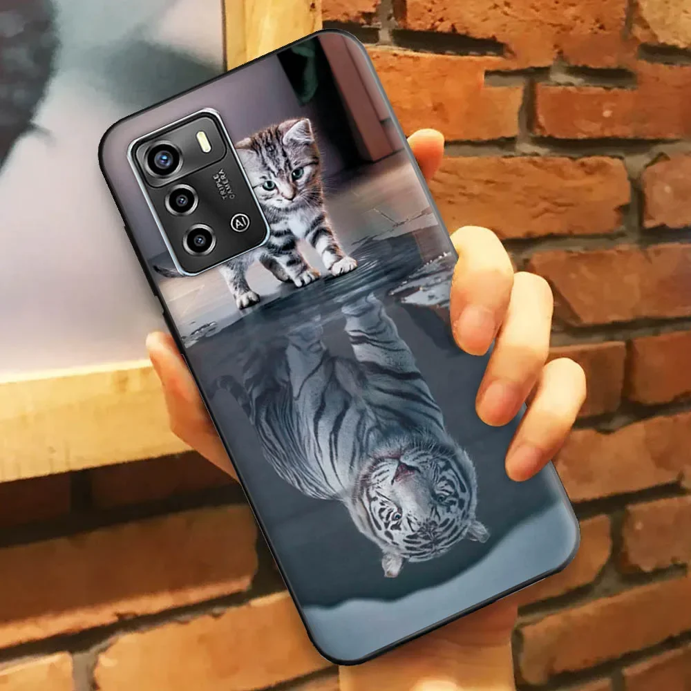 JMTALL Coque Peluche Lapin Pour ZTE Blade A71 Etui En Silicone Douce Fourrure 3D Oreille Pompon Housse De Protection Hiver Chaud Antichoc Caoutchouc Pour ZTE Blade A71 Rose Rouge